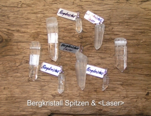 Bergkristall-Spitzen-Laser