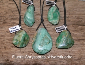 Fluorit-Chrysopras-Hydrofluorit-