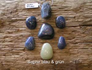 Saphir-blau-grün