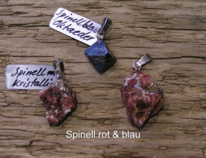 Spinell-rot-blau